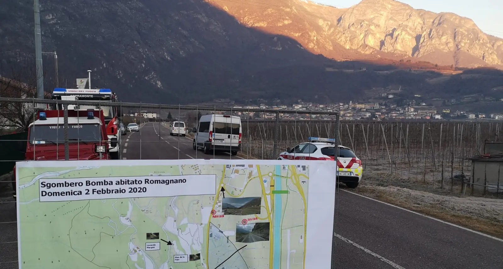 Romagnano, disinnescata la bomba