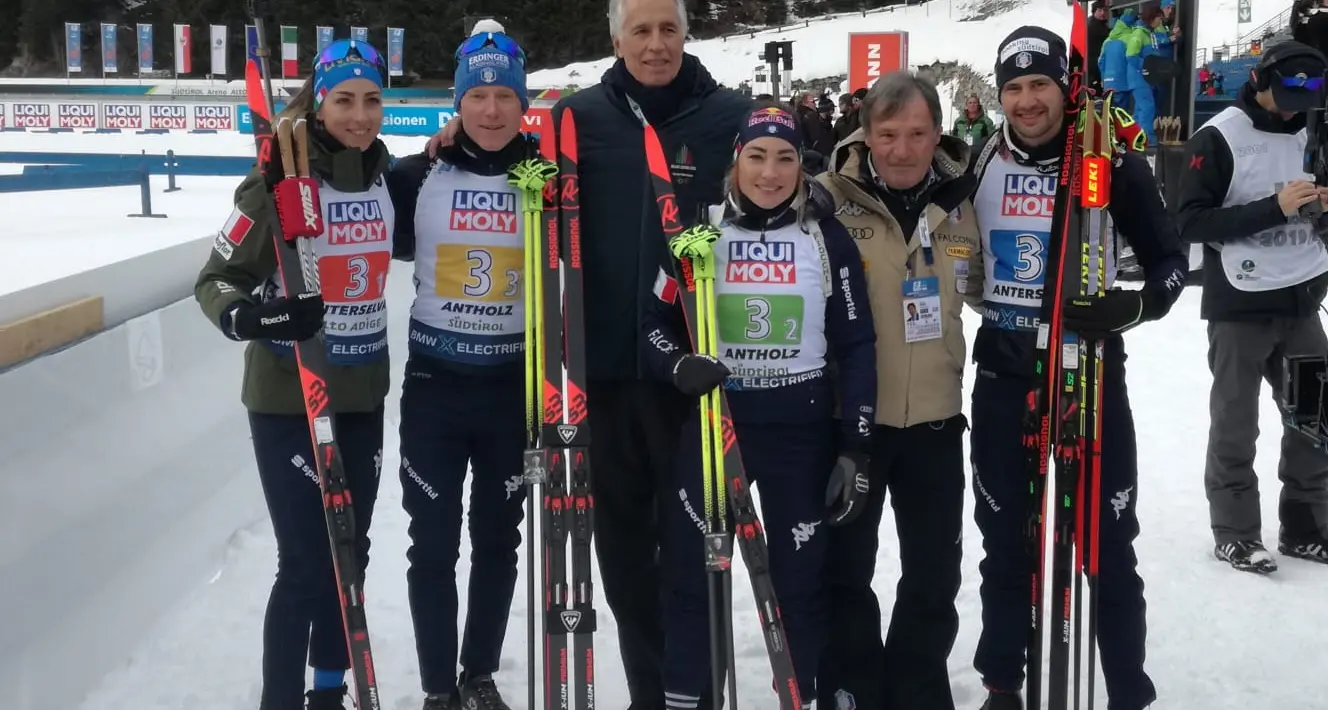 Italia subito d'argento ai Mondiali di Anterselva