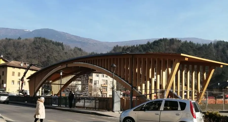 Nuova passerella sul Duina