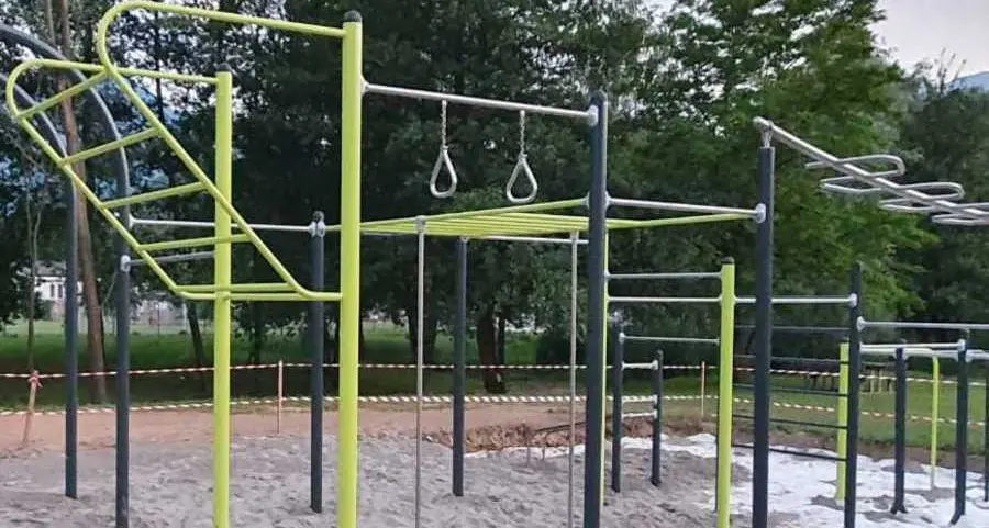 Una palestra a cielo aperto disponibile a due passi dal lago