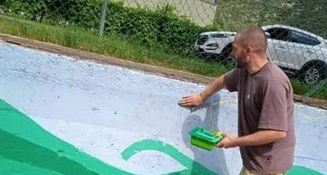 Al campo da skate i murales danno colore