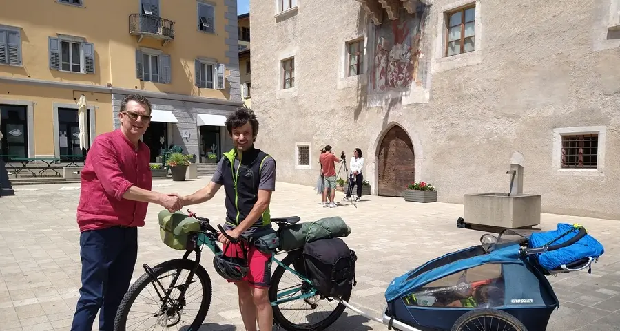 Centosettanta km con mtb, tenda e bimbo nello zaino