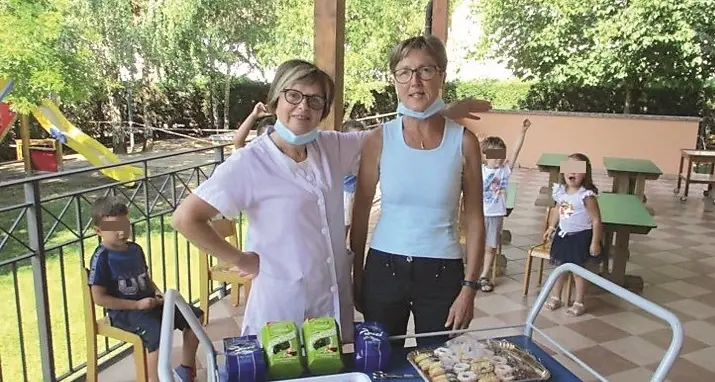 La scuola materna di Denno saluta Betty e Mariangela