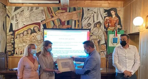 Premio del Comune alla casa di riposo di Montagnaga