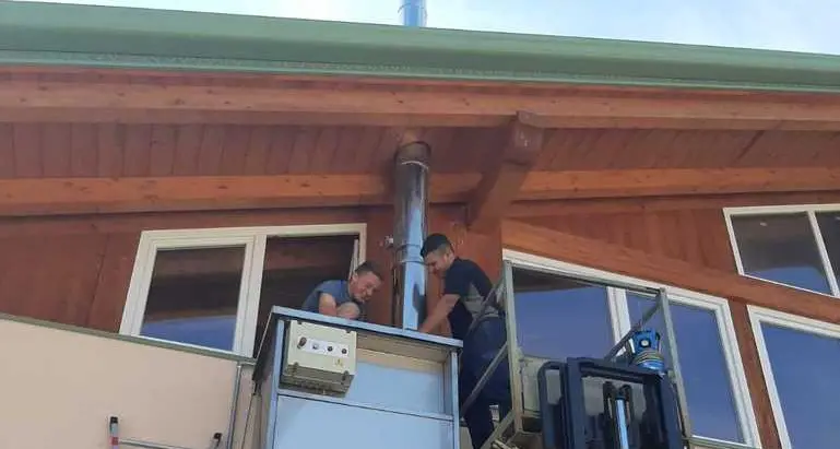 Nuovo impianto trattamento fumi alla macelleria Corrà