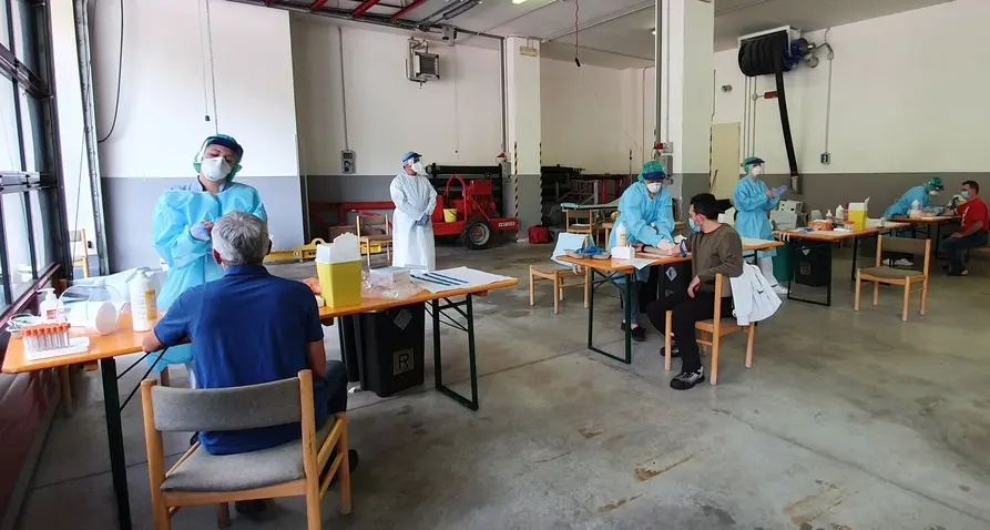 Nuovo test sierologico per 250 persone a Canazei