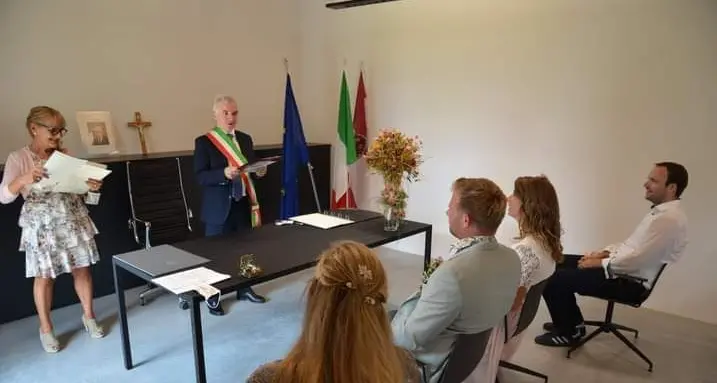 Nipote del soldato tedesco si sposa a Nago - Torbole