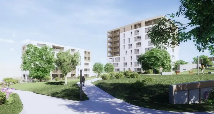Gli alberi di Vaia per il palazzo in legno più alto d'Italia