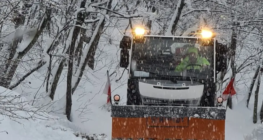 Sette persone isolate a Braila per la nevicata eccezionale