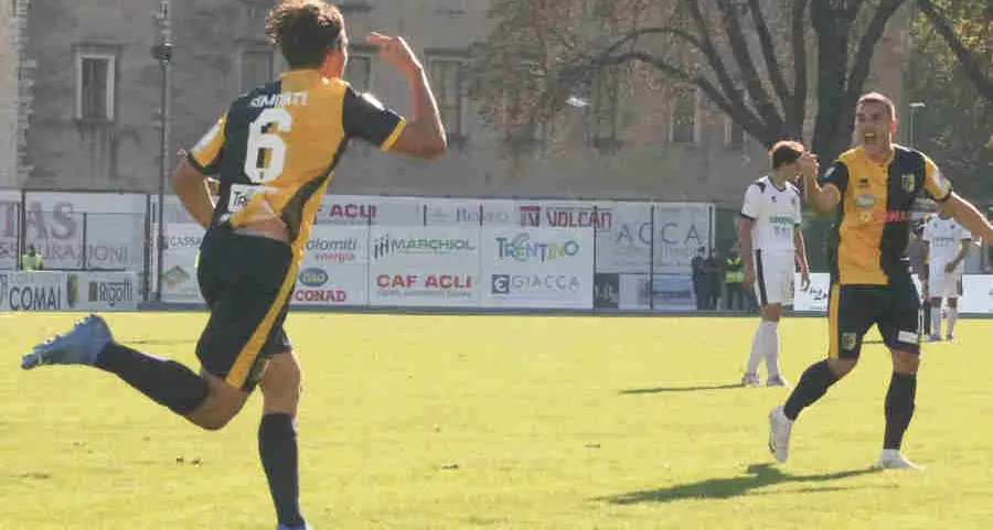 Simonti segna e il Trento vince ancora al Briamasco contro il Fiorenzuola
