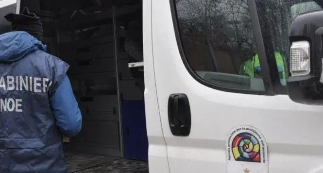 I Carabinieri del Noe nel cantiere del bypass