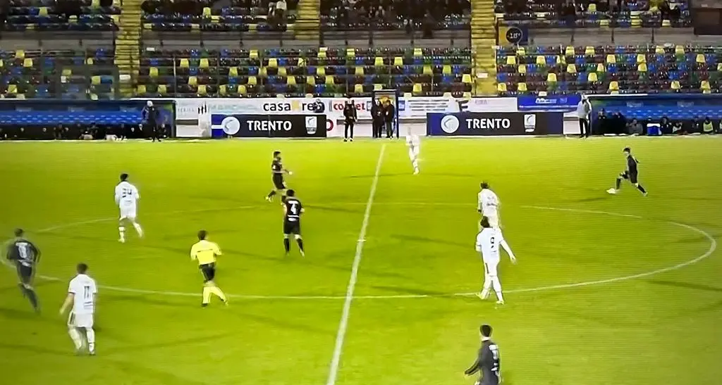 Trento, vittoria per 1-0 contro l’Arzignano: la squadra di Tedino torna in zona playoff