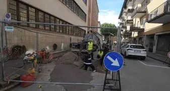 Corsa contro il tempo per riparare tutti guasti alla rete del gas