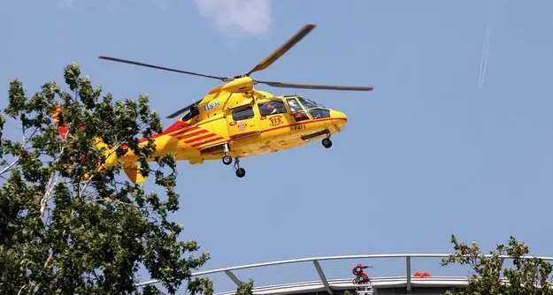 Donna cade sulle scale di casa: interviene l'eliambulanza a San Martino di Castrozza
