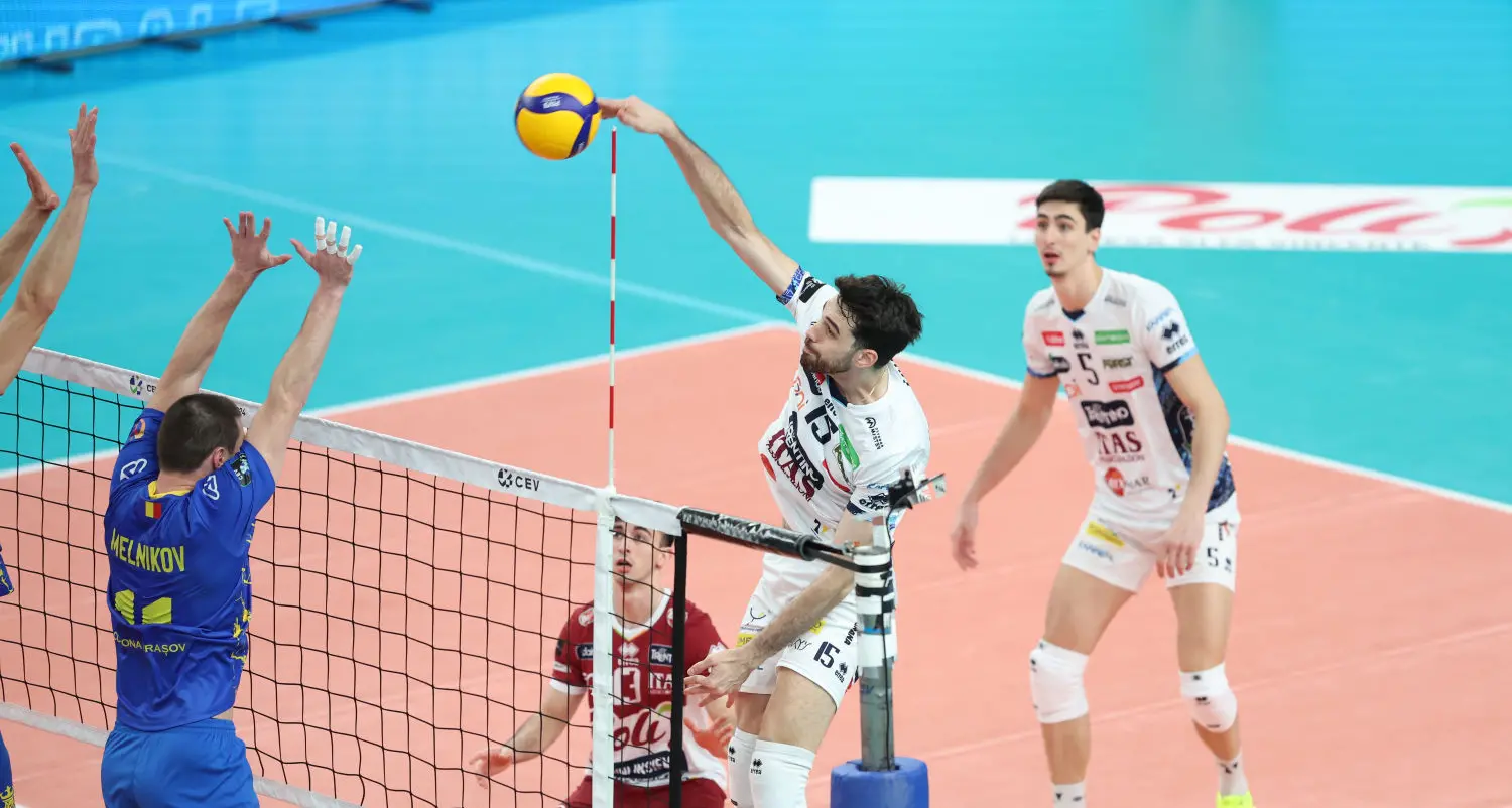 Coppa Cev: l'Itas liquida i rumeni del Corona Brasov e vola ai quarti