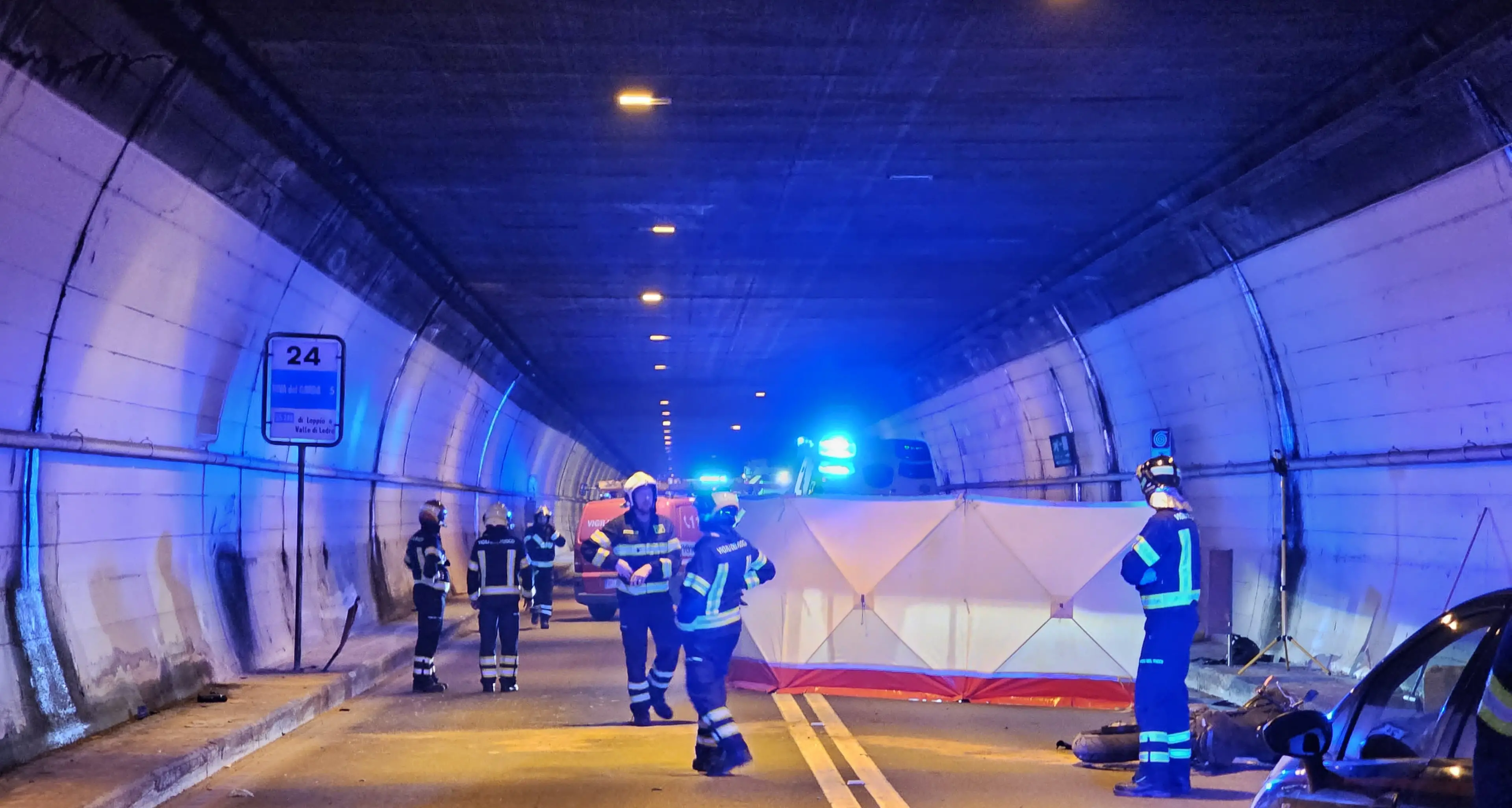 Tragedia in Val di Ledro, incidente mortale nella galleria Agnese