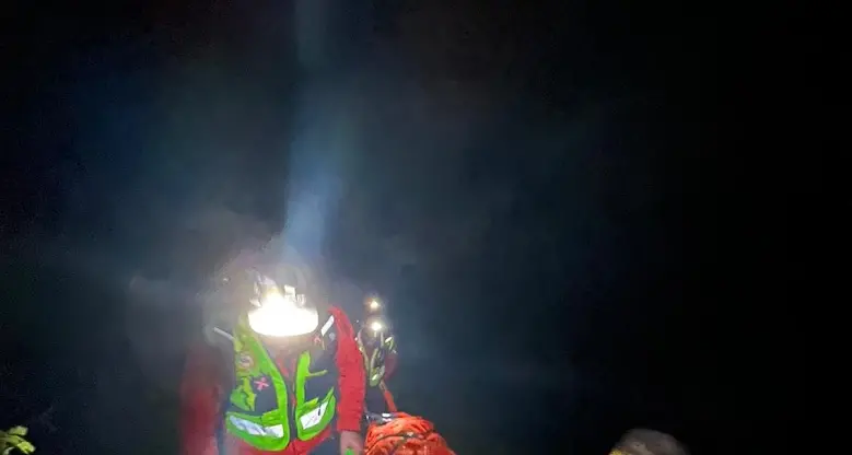 Escursionista 25enne soccorsa e tratta in salvo in piena notte sul Monte Baldo