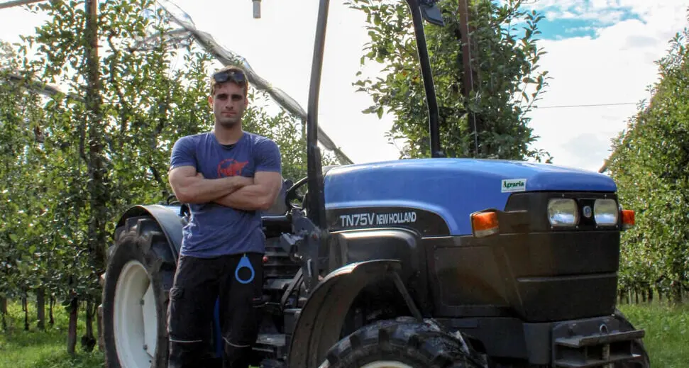 Pietramurata, Jacopo Trenti: «Ecco perché preferisco il lavoro in campagna»