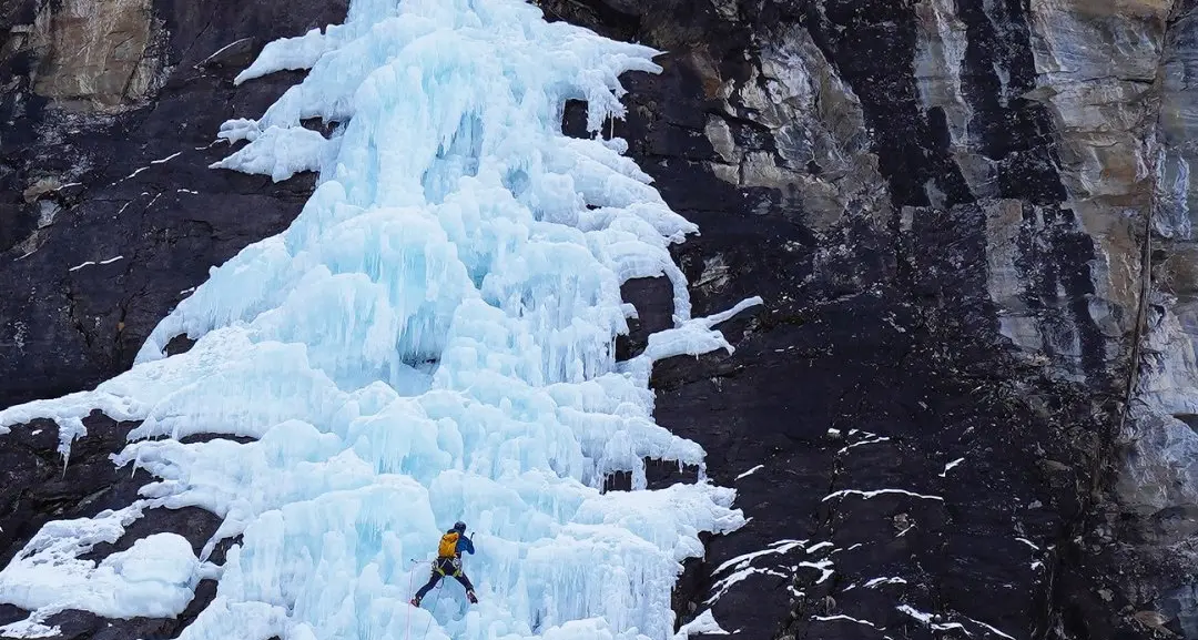 Crollo di una cascata di ghiaccio: anche i «quasi incidenti» insegnano