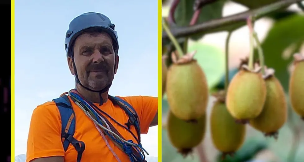 Mori, Fabio Poli: tra vigneti, kiwi e passione per la montagna