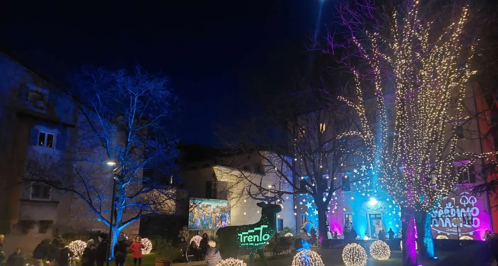 Trento Città del Natale: al Giardino magico gli auguri alla città