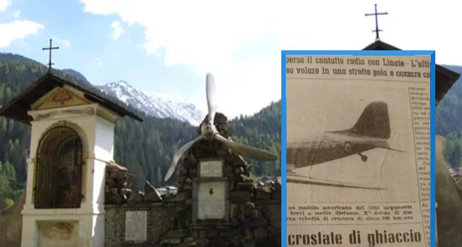 Val di Sole, il 22 dicembre 1956 il disastro aereo sul monte Giner