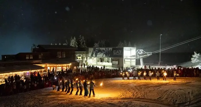 “Na sera mata”: acrobazie sulla neve, fiaccolata e altre attrazioni