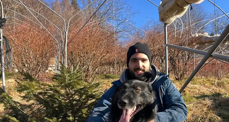 Valsugana, Francesco Paterno: le coltivazioni bio e il sogno dell'agriturismo