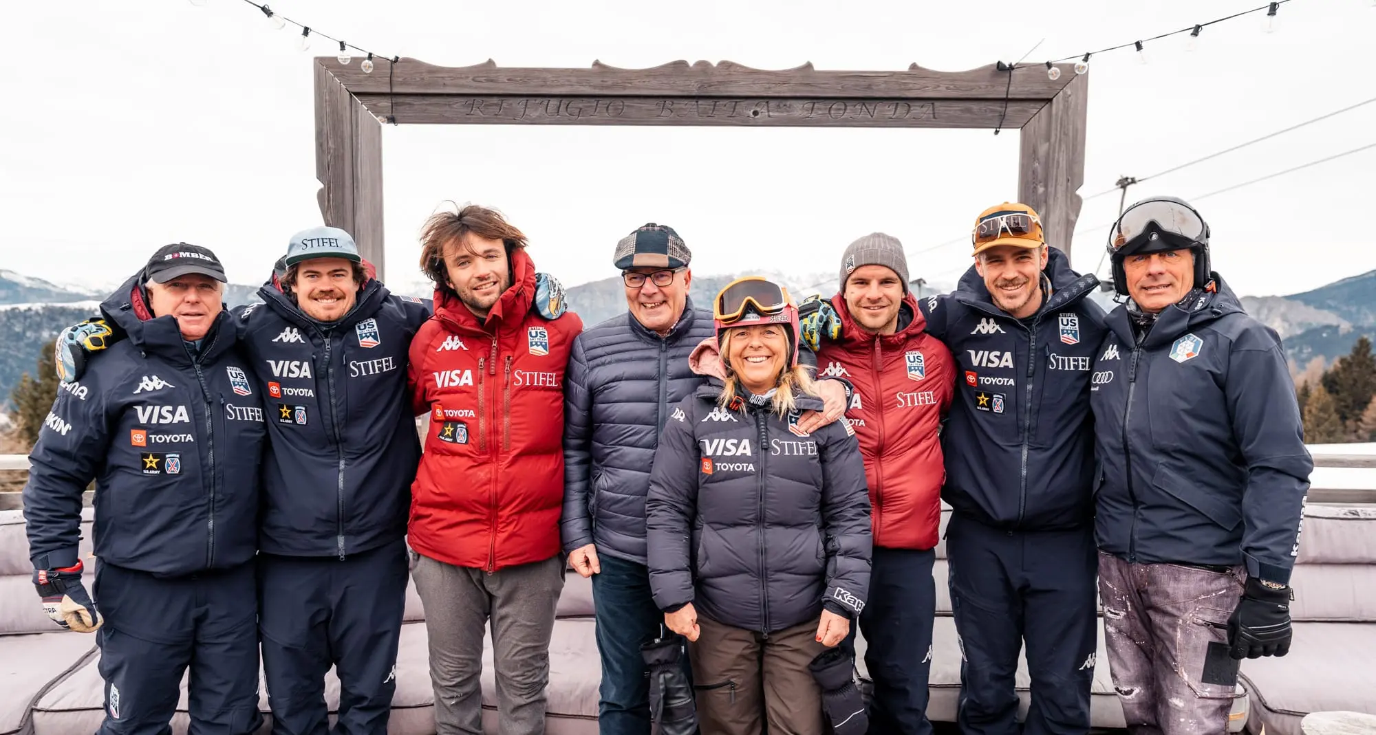 I gigantisti Usa sull'Alpe Cimbra in vista dei Giochi olimpici