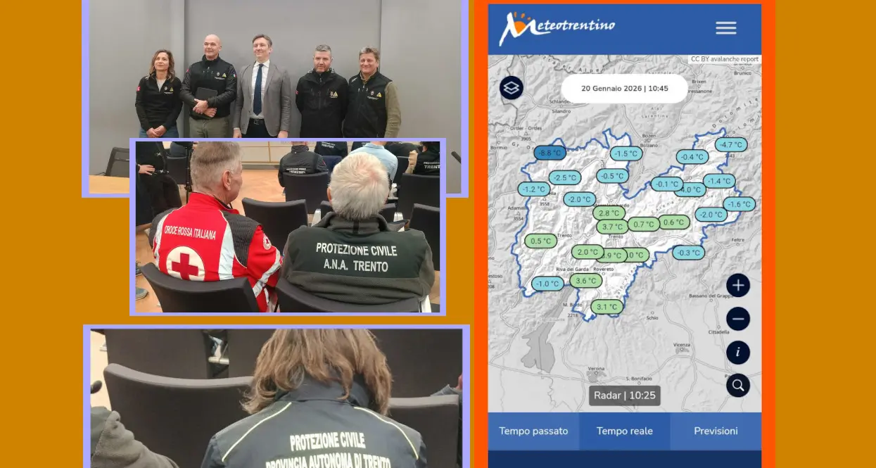 Meteotrentino, online il nuovo sito: consultazione più immediata