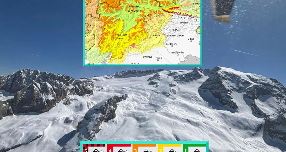 Neve fresca, aumenta il pericolo valanghe su Dolomiti e Prealpi