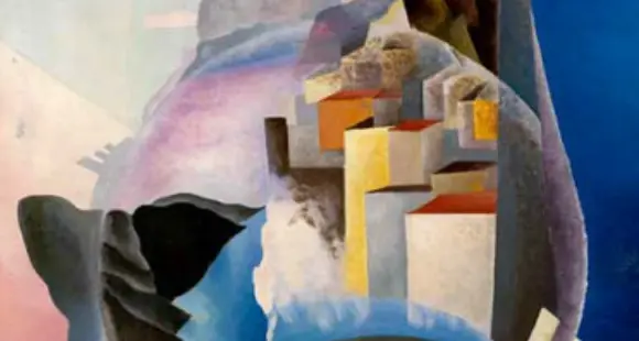 La mostra «Aereopittura», il sogno del volo di Gianni Caproni