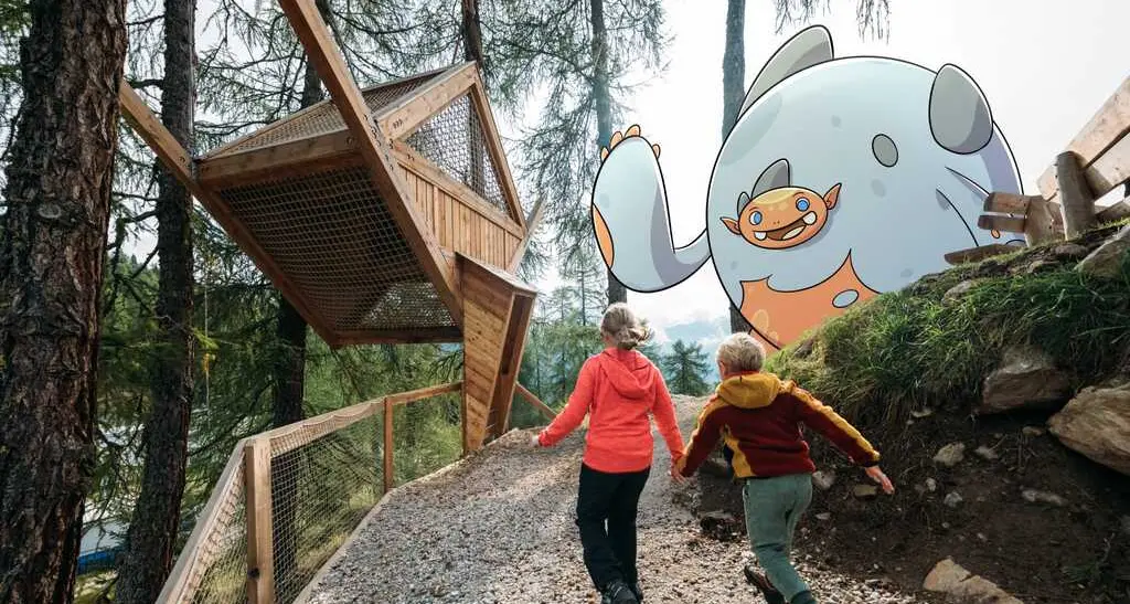 Val di Peio, giochi e avventure nel percorso delle \"Case volanti\"