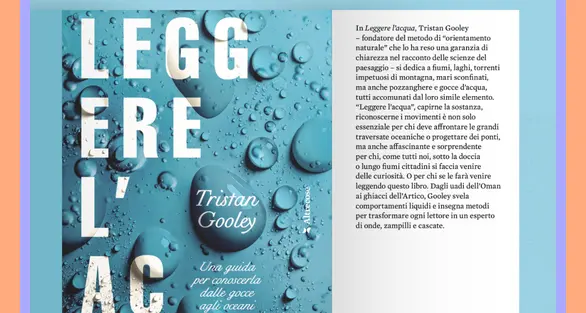 \"Leggere l’acqua\", esplorazioni dai mari alle pozzanghere