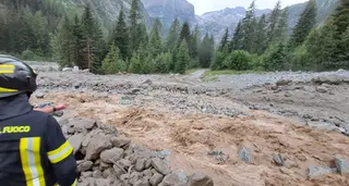 Frana in Val Genova, strada per Malga Bedole riaperta dopo gli interventi di bonifica