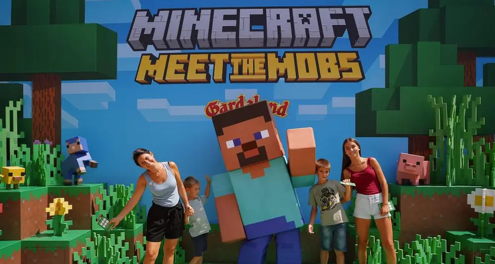 A Gardaland debutta Minecraft Meet The Mobs, esperienza immersiva in prima mondiale