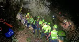 Cinte Tesino, ferito nella forra: 25 soccorritori impegnati per 8 ore