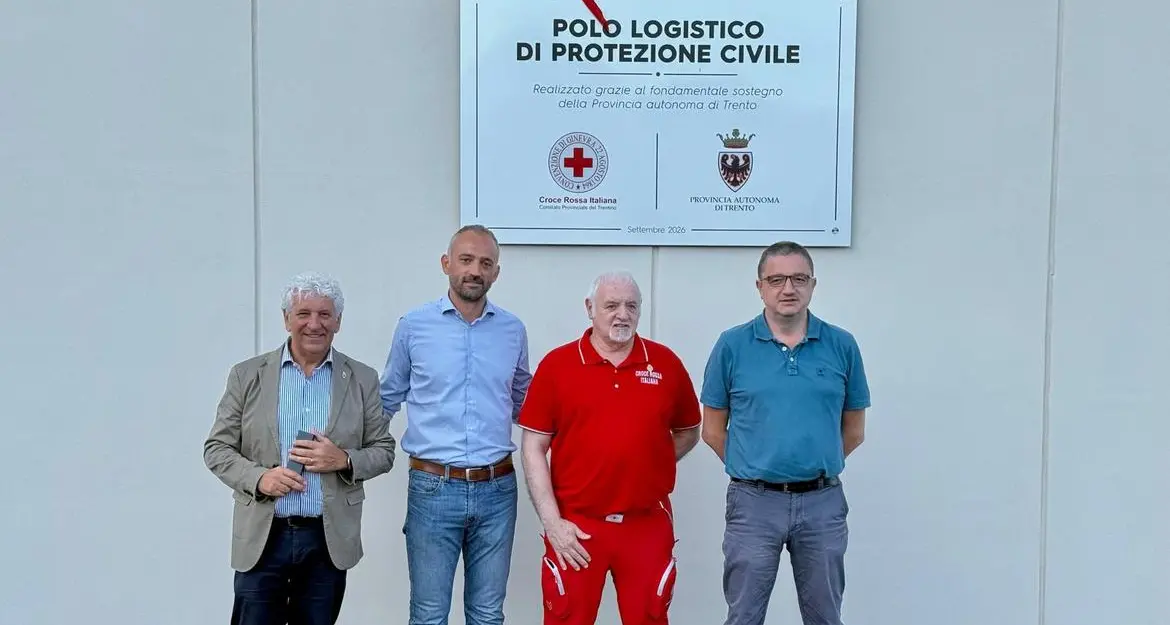 Lavis, inaugurato il nuovo polo logistico della Croce Rossa del Trentino