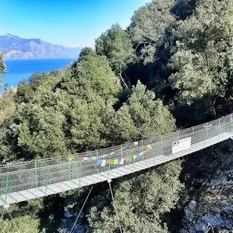 Torri del Benaco, ponte tibetano chiuso per manutenzione