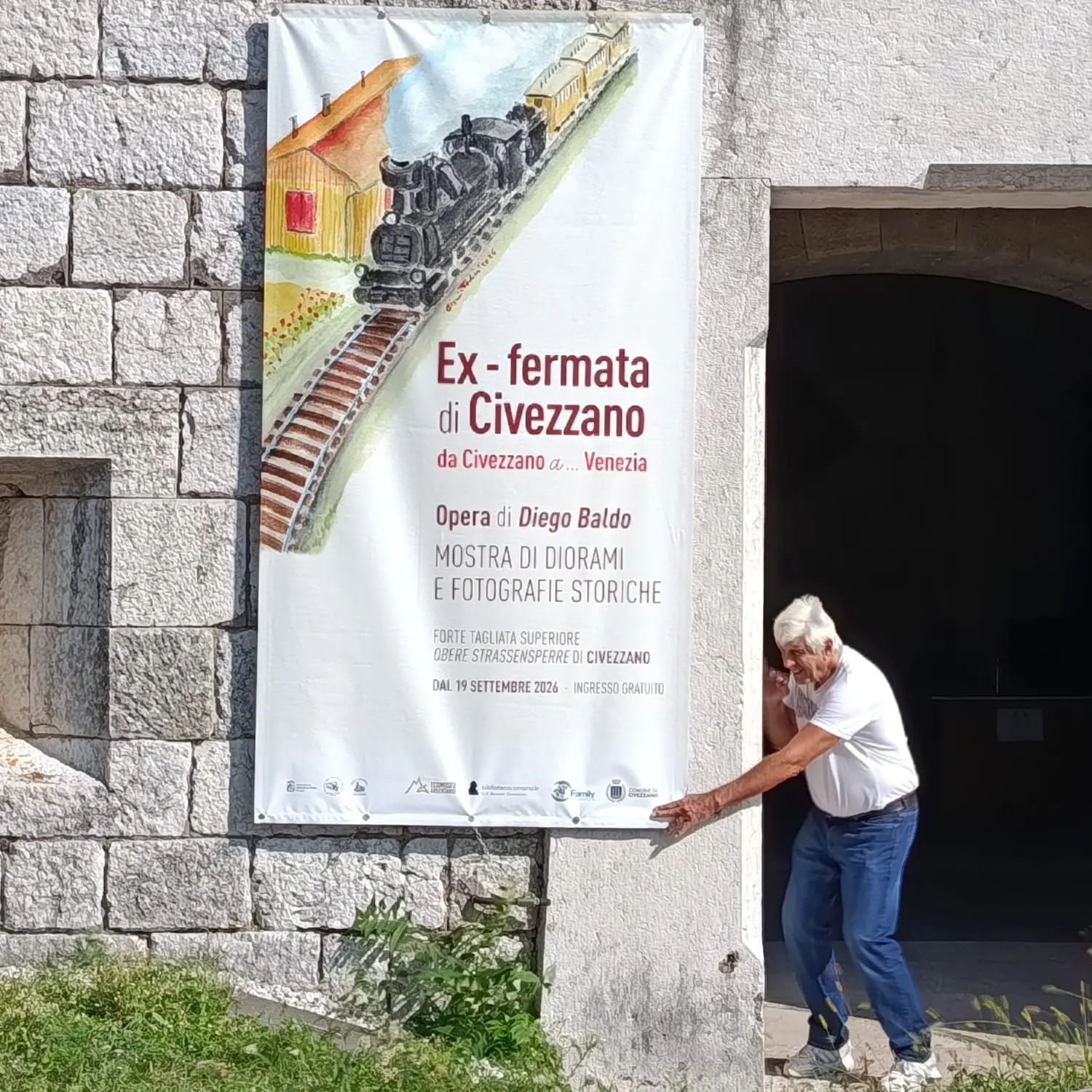 Civezzano, nel diorama di Diego Baldo torna a vivere la storica fermata ferroviaria