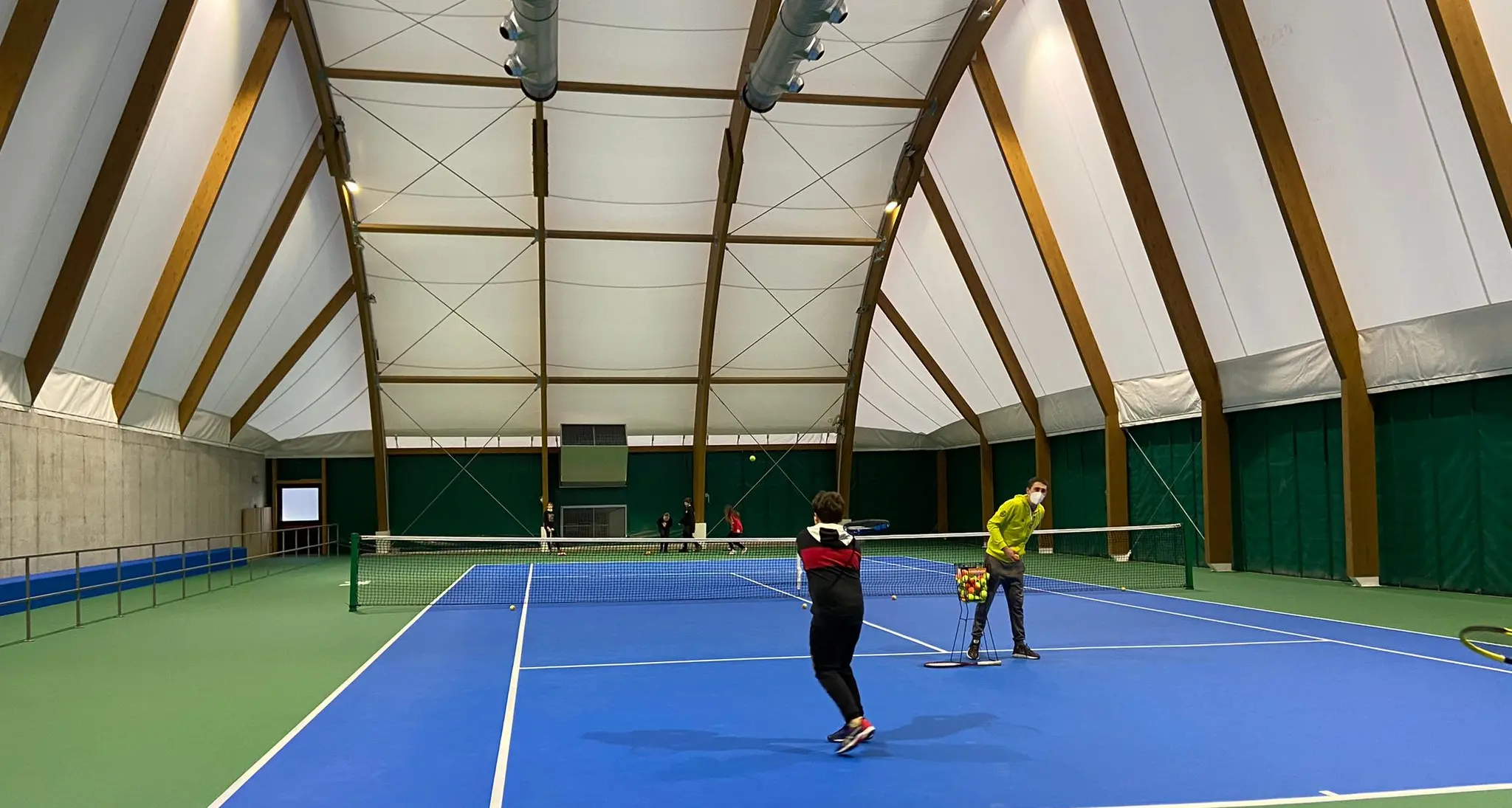 Ala inaugura i nuovi campi da tennis coperti