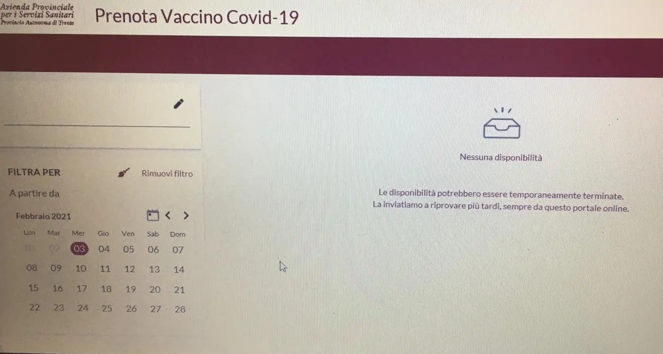 Vaccino anti Covid, Cup online preso d’assalto. L’Azienda sanitaria trentina: “Sistema sovraccarico”