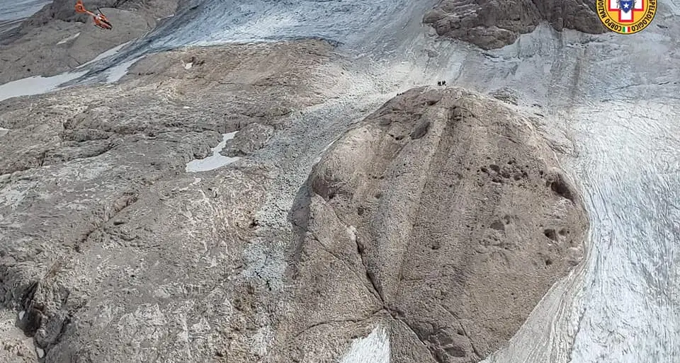 Marmolada: identificati tre veneti tra le vittime. Dispero un 50enne fassano