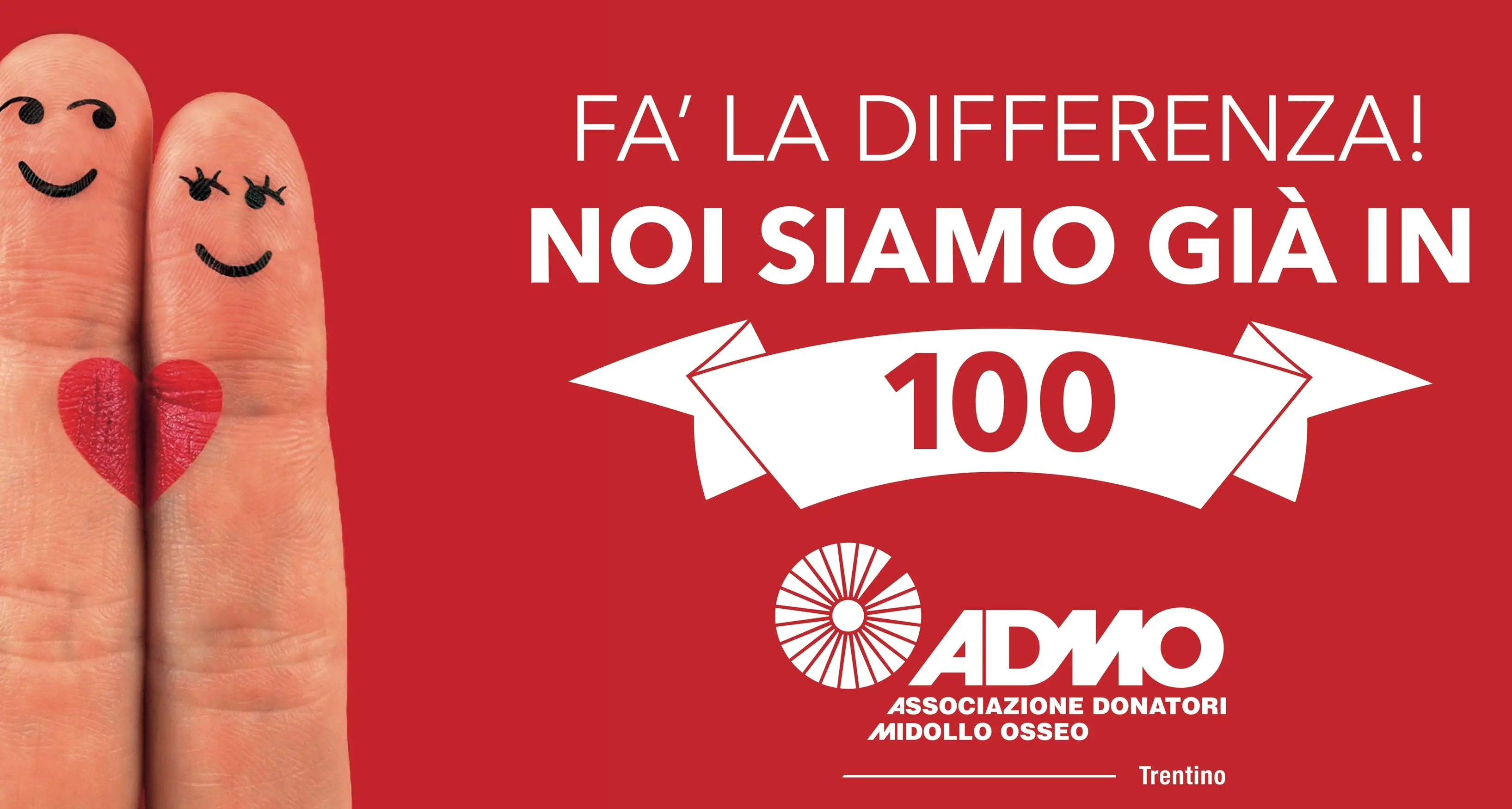 Admo Trentino festeggia i 100 donatori di midollo