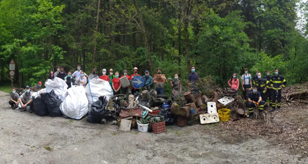 In mille a ripulire l’alveo del Sarca: un successo l’iniziativa ecologica