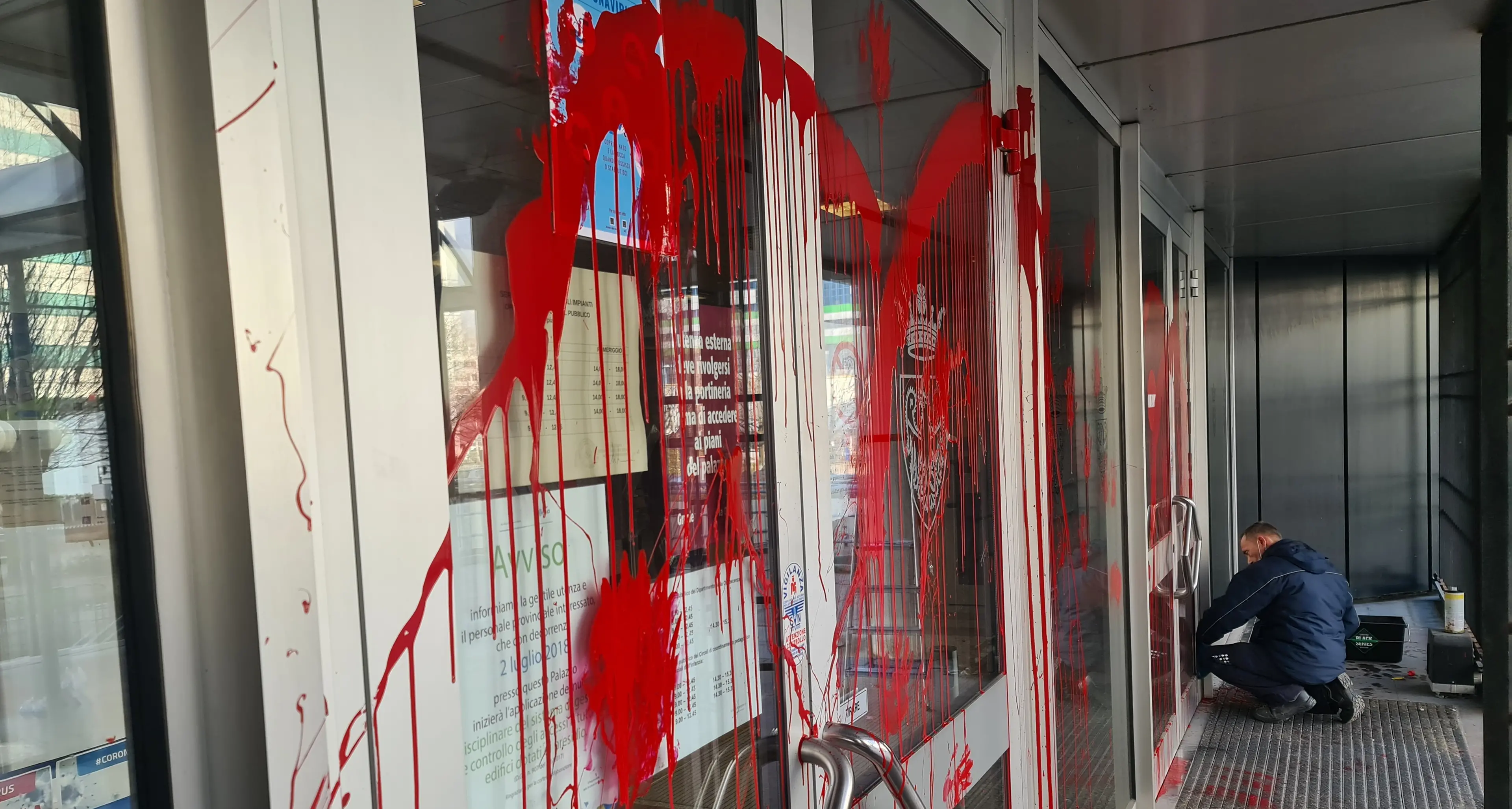 Blitz al palazzo dell’Istruzione, il coordinamento studentesco di Trento rivendica l’azione