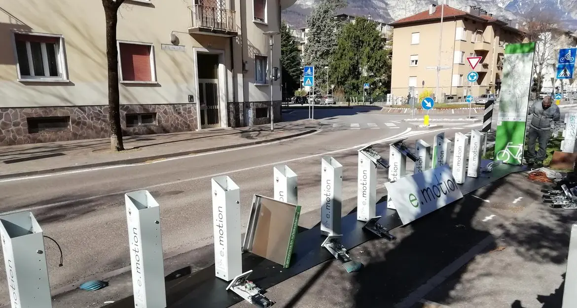 Bike sharing a Trento, al via le prime nuove ciclo stazioni