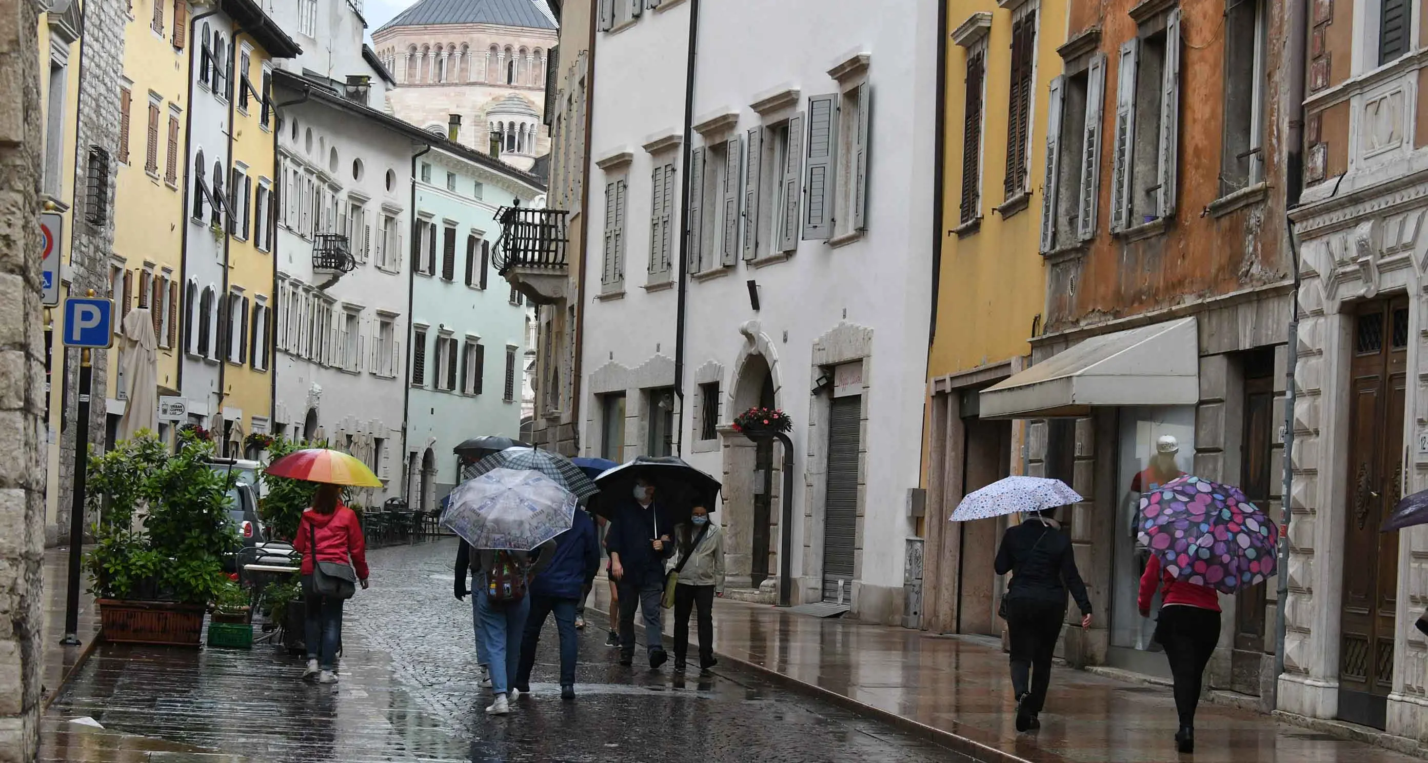 In Trentino torna la pioggia e anche il freddo
