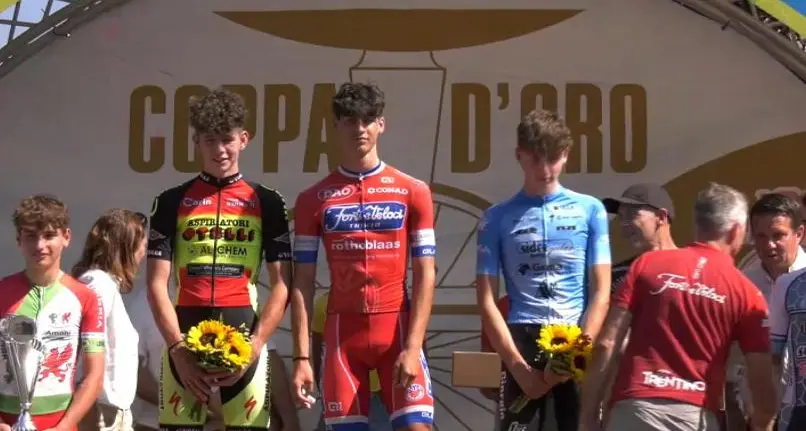 Ciclismo: il trentino Alessio Maganotti trionfa nella Coppa d'Oro