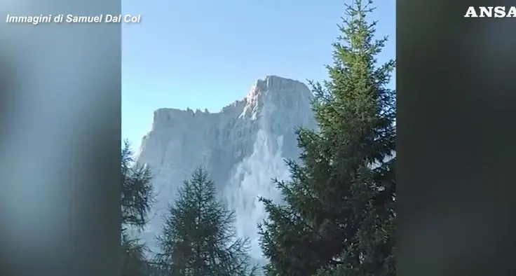 Grossa scarica di roccia dal Monte Pelmo, scattano le ispezioni del Soccorso Alpino